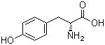 D-酪氨酸分子结构 (CAS 556-02-5)