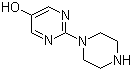 2-(1-哌嗪基)-5-嘧啶醇分子结构 (CAS 55745-85-2)