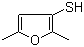2,5-二甲基-3-呋喃硫醇分子结构 (CAS 55764-23-3)