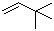 3,3-二甲基-1-丁烯分子结构 (CAS 558-37-2)