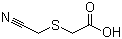 2-(氰基甲硫基)乙酸分子结构 (CAS 55817-29-3)