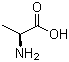 L-丙氨酸分子结构 (CAS 56-41-7)