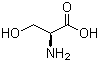 L-丝氨酸分子结构 (CAS 56-45-1)