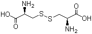 L-胱氨酸分子结构 (CAS 56-89-3)