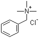 Benzyltrimethylammonium chloride molecular structure (CAS 56-93-9)