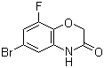 6-溴-8-氟-2H-苯并[b][1,4]恶嗪-3(4H)-酮分子结构 (CAS 560082-53-3)