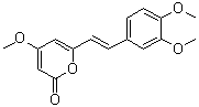 6-[(1E)-2-(3,4-二甲氧基苯基)乙烯基]-4-甲氧基-2H-吡喃-2-酮分子结构 (CAS 56070-89-4)