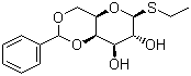 乙基 4,6-O-亚苄基硫代-beta-D-半乳糖苷分子结构 (CAS 56119-28-9)