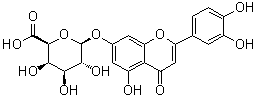 CAS 登录号：56324-53-9, 木犀草素 7-O-半乳糖醛酸苷