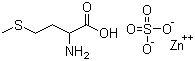 蛋氨酸锌硫酸盐分子结构 (CAS 56329-42-1)