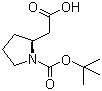 Boc-L-beta-Homoproline molecular structure (CAS 56502-01-3)