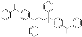 CAS # 56602-23-4, 2,5-Diphenyl-2,5-bis[4-(1-phenylvinyl)phenyl]hexane