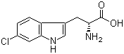 6-氯-D-色氨酸分子结构 (CAS 56632-86-1)