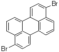 3,9-二溴苝分子结构 (CAS 56752-35-3)