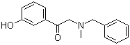 1-(3-羟基苯基)-2-[甲基(苯甲基)氨基]乙-1-酮分子结构 (CAS 56917-44-3)