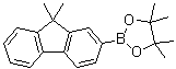 9,9-二甲基芴-2-硼酸频哪醇酯分子结构 (CAS 569343-09-5)