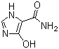 5-羟基-1H-咪唑-4-甲酰胺分子结构 (CAS 56973-26-3)