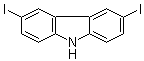 3,6-二碘咔唑分子结构 (CAS 57103-02-3)