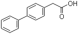4-Biphenylacetic acid molecular structure (CAS 5728-52-9)