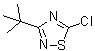 3-tert-Butyl-5-chloro-1,2,4-thiadiazole molecular structure (CAS 57370-16-8)