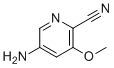 5-氨基-3-甲氧基吡啶甲腈分子结构 (CAS 573762-39-7)