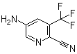 5-氨基-3-(三氟甲基)吡啶-2-甲腈分子结构 (CAS 573762-62-6)