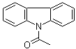 9-乙酰基咔唑分子结构 (CAS 574-39-0)
