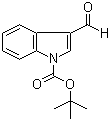3-甲酰基-1H-吲哚-1-羧酸叔丁酯分子结构 (CAS 57476-50-3)