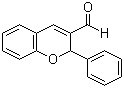 2-Phenyl-2H-1-benzopyran-3-carboxaldehyde molecular structure (CAS 57543-47-2)