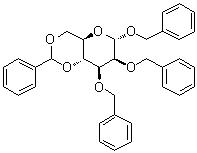 CAS # 57783-75-2, Phenylmethyl 2,3-bis-O-(phenylmethyl)-4,6-O-(phenylmethylene)-alpha-D-mannopyranoside
