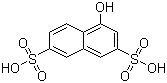 1-Naphthol-3,6-disulfonic acid molecular structure (CAS 578-85-8)
