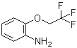 2-(2,2,2-Trifluoroethoxy)benzenamine molecular structure (CAS 57946-60-8)