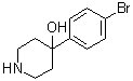 4-(4-溴苯基)-4-哌啶醇分子结构 (CAS 57988-58-6)