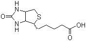 D-生物素分子结构 (CAS 58-85-5)