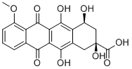 CAS # 58199-98-7, 1-Demethyl Hydroxy Daunomycinone, (2S,4S)-2,4,5,12-Tetrahydroxy-7-methoxy-6,11-dioxo-1,2,3,4,6,11-hexahydro-2-tetracenecarboxylic acid