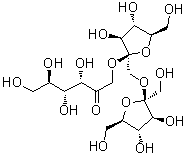CAS # 58208-59-6, Inulotriose, O-beta-D-Fructofuranosyl-(2→1)-O-beta-D-fructofuranosyl-(2→1)-D-fructose
