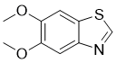 structure of CAS# 58249-69-7, 5,6-二甲氧基苯并[d]噻唑