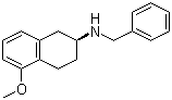 (S)-5-Methoxy-1,2,3,4-tetrahydro-N-(phenylmethyl)-2-naphthalenamine molecular structure (CAS 58349-23-8)