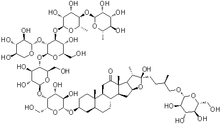 CAS 登录号：58546-21-7 (76689-28-6), 龙舌兰皂苷 H