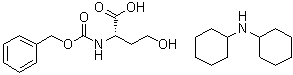 N-[(Phenylmethoxy)carbonyl]-L-homoserine compd. with N-cyclohexylcyclohexanamine molecular structure (CAS 58578-43-1)