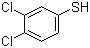 3,4-二氯苯硫酚分子结构 (CAS 5858-17-3)