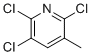 2,3,6-三氯-5-甲基吡啶分子结构 (CAS 58584-95-5)
