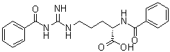 alpha,omega-二苯甲酰基-L-精氨酸分子结构 (CAS 58682-75-0)