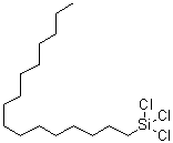 Trichlorohexadecylsilane molecular structure (CAS 5894-60-0)