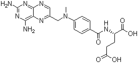 Methotrexate molecular structure (CAS 59-05-2)