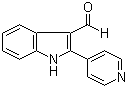 2-Pyridin-4-yl-1H-indole-3-carbaldehyde molecular structure (CAS 590390-88-8)