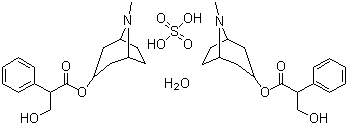 硫酸阿托品分子结构 (CAS 5908-99-6)