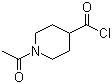 CAS 登录号：59084-16-1, 1-乙酰基-4-哌啶甲酰氯