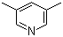 3,5-二甲基吡啶分子结构 (CAS 591-22-0)