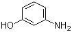 3-氨基苯酚分子结构 (CAS 591-27-5)